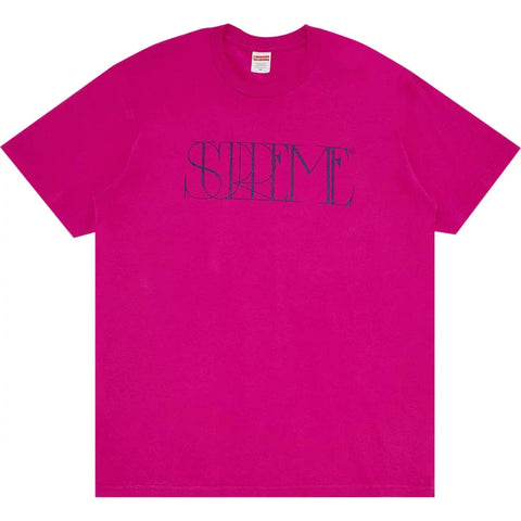 Supreme Trademark Tee 'Magenta'