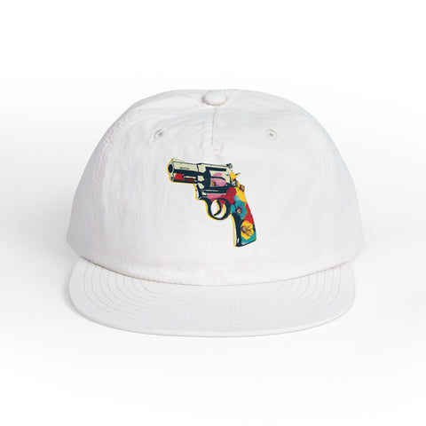 BEAUTLAIG - Gun Print Surf Cap, Stylish Beach Hat, Summer Accessory, Cool Gift for Surfers, Unique Casual Wear