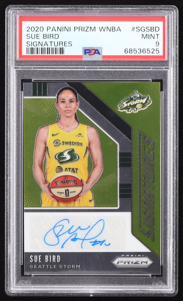 Sue Bird 2020 Panini Prizm WNBA Signatures #30 (PSA 9)