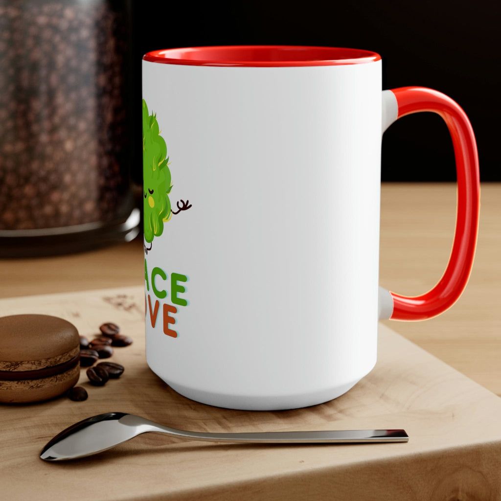 Cannabis, Peace and Love Coffee Mug