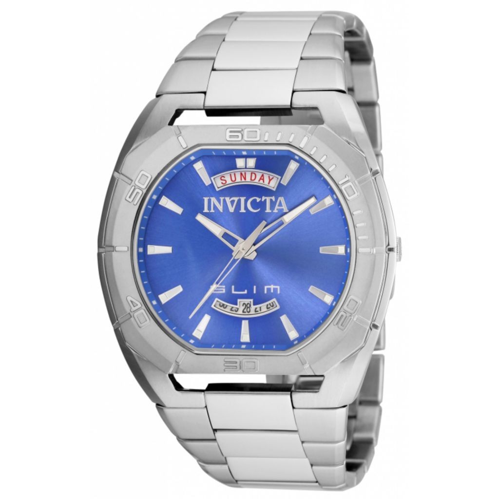 Invicta Slim 48mm Quartz Stainless Steel Bracelet Watch