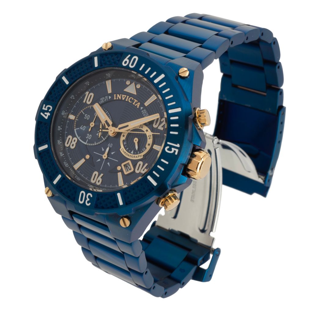 Invicta Aviator 50mm Quartz Chronograph Bracelet Watch
