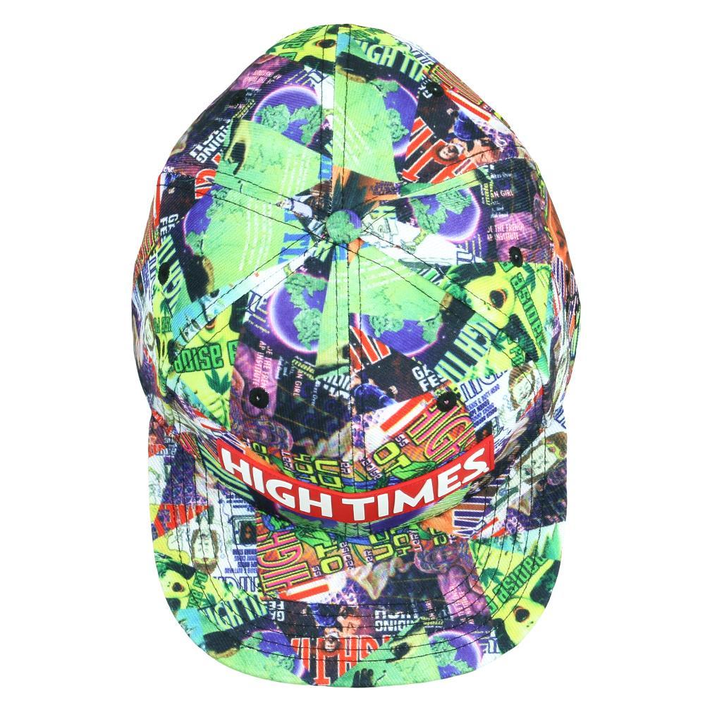 High Times Covers Pattern Snapback Hat