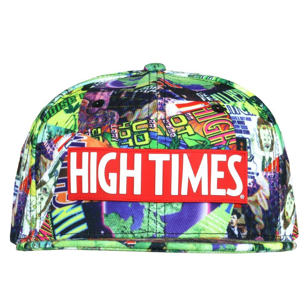 High Times Covers Pattern Snapback Hat