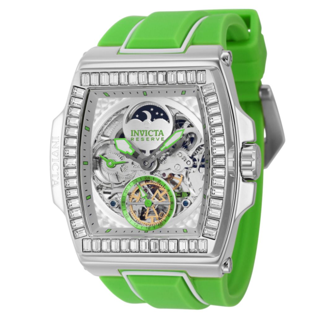 Invicta S1 Rally Diablo Auto Skeletonized Day/Night Crystal Acct Watch