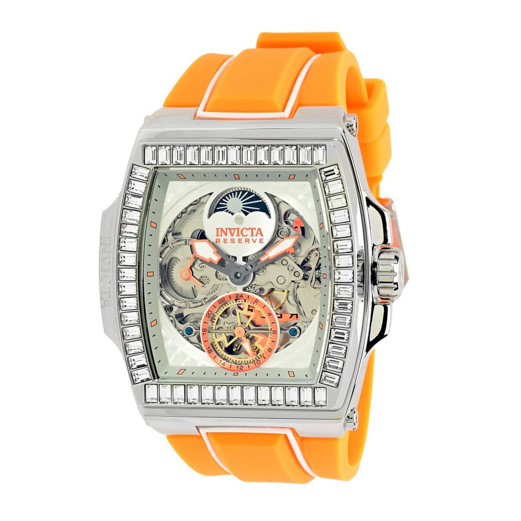 Invicta S1 Rally Diablo Auto Skeletonized Day/Night Crystal Acct Watch