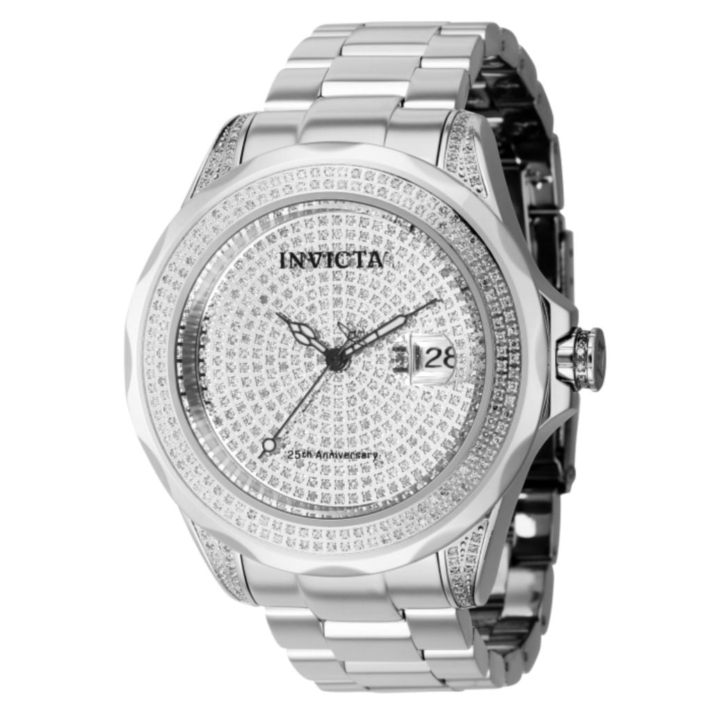 Invicta Pro Diver 25th Anniversary Auto 2.38ctw Diamond Watch