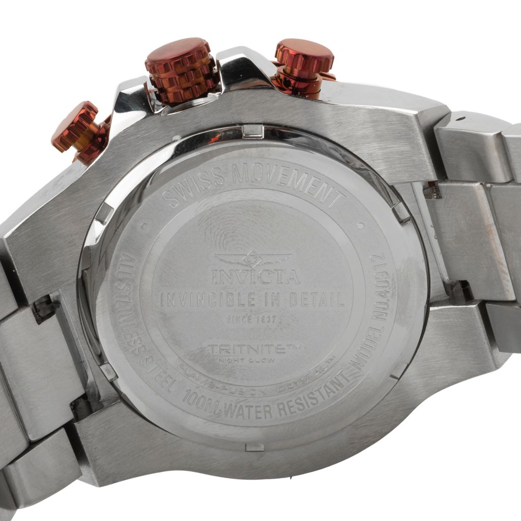 Invicta Bolt 51mm Swiss Quartz Chronograph Bracelet Watch