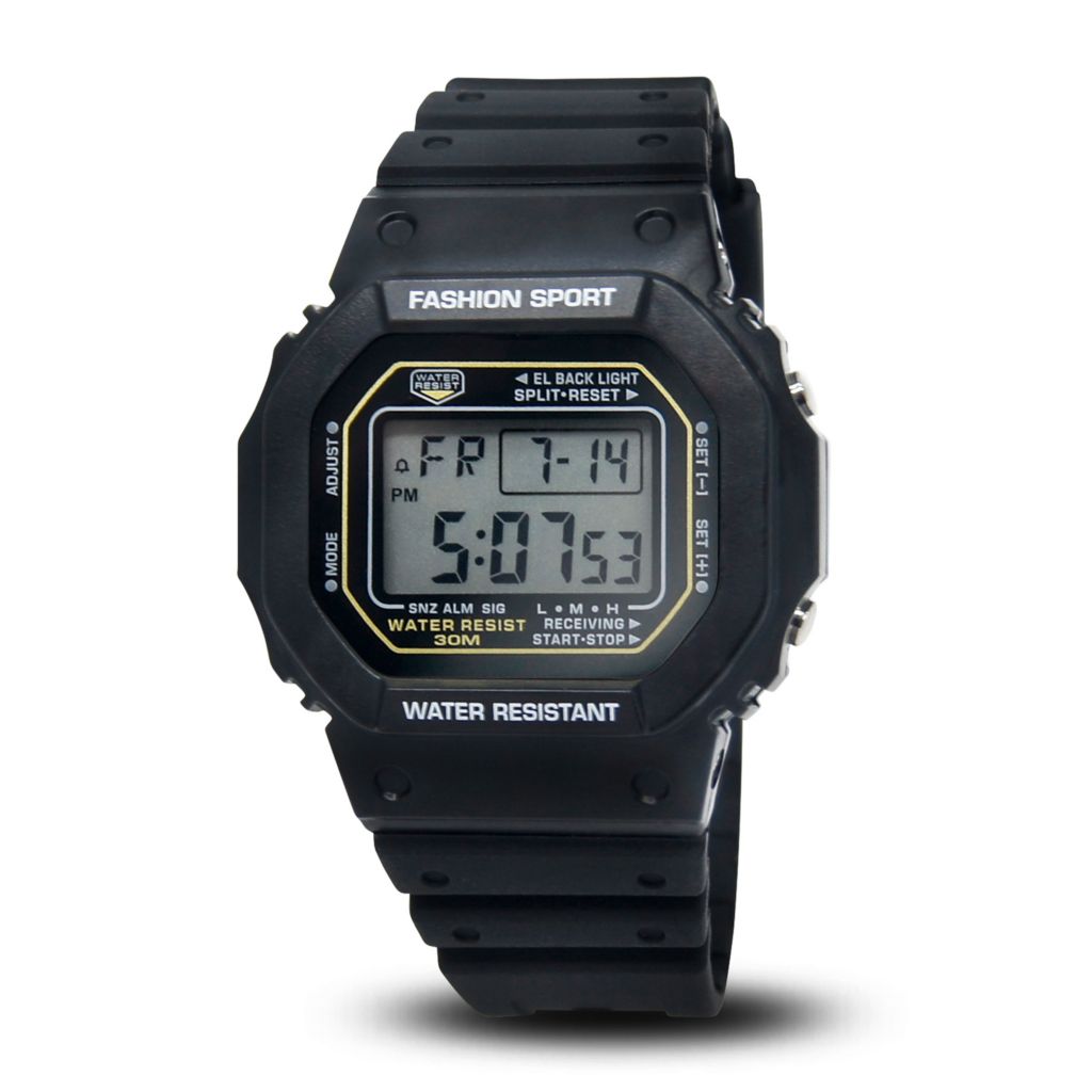 Digitex x Invicta 45mm Digital Resin Strap Watch