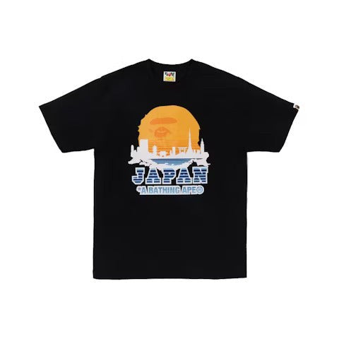 BAPE Japan Silhouette Tee Black