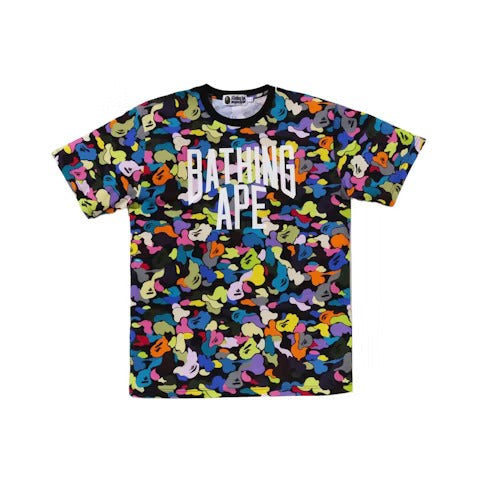 BAPE Multi Camo NYC Logo Tee Multicolor/Black
