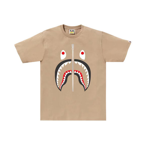 BAPE Shark Tee Beige
