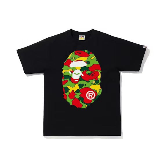 BAPE Sta Camo Big Ape Head Tee Black/Multi