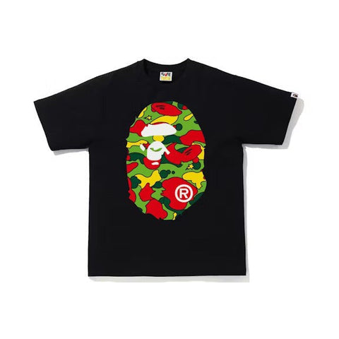 BAPE Sta Camo Big Ape Head Tee Black/Multi