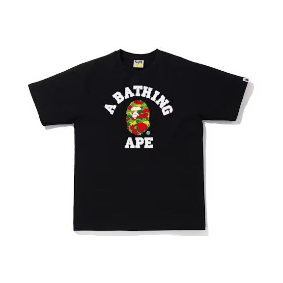 BAPE Sta Camo College Tee Black/Multi