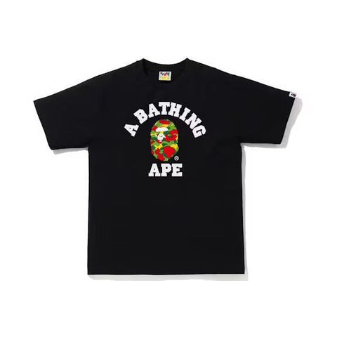BAPE Sta Camo College Tee Black/Multi