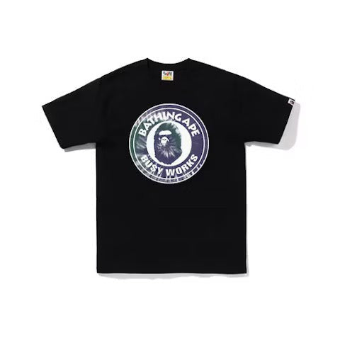 BAPE Tie Dye Busy Works Tee Black Purple