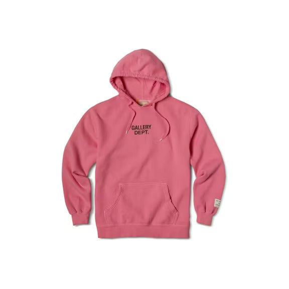 Gallery Dept. Centered Logo Hoodie Hoodie Pink