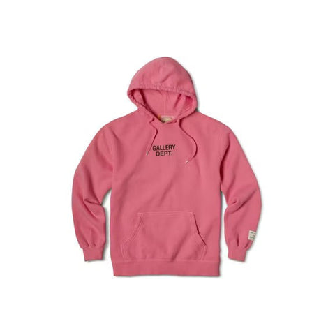 Gallery Dept. Centered Logo Hoodie Hoodie Pink