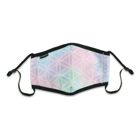 Flower of Life Pastel Kids Mask