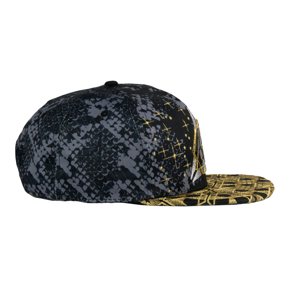 Celestial Serpent V2 Black Snapback Hat