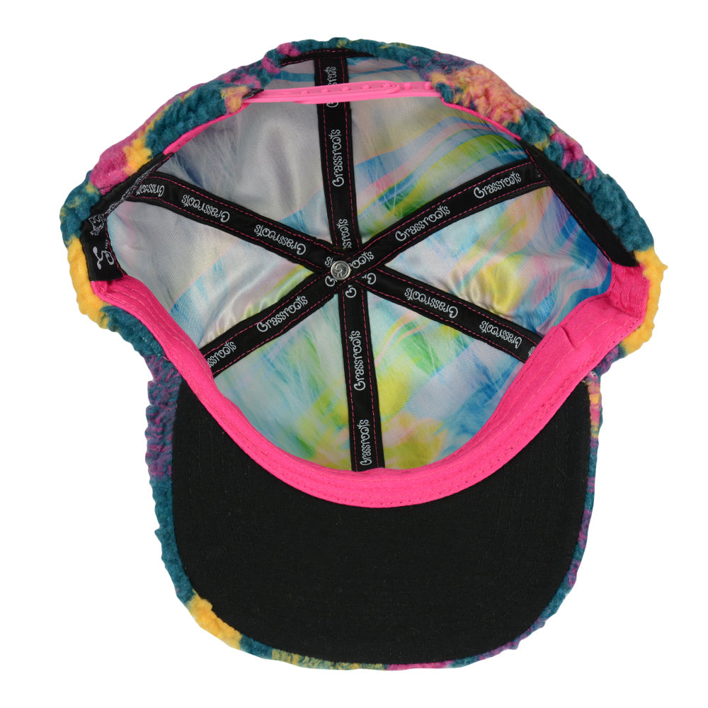 Removable Bear Trippy Tundra Snapback Hat