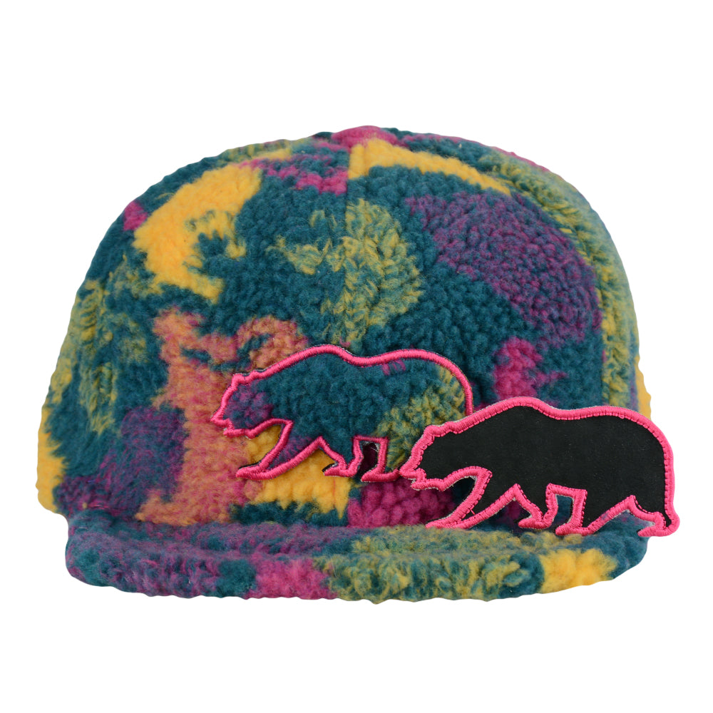 Removable Bear Trippy Tundra Snapback Hat