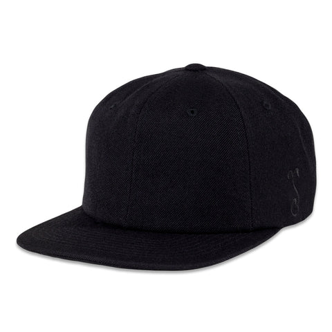 Touch of Class Black Strapback Hat