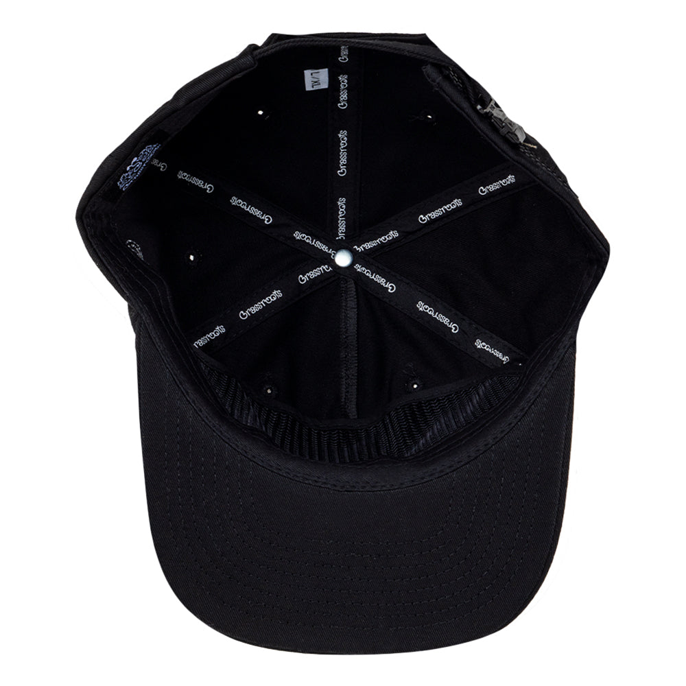 Touch of Class Black Zipperback Hat