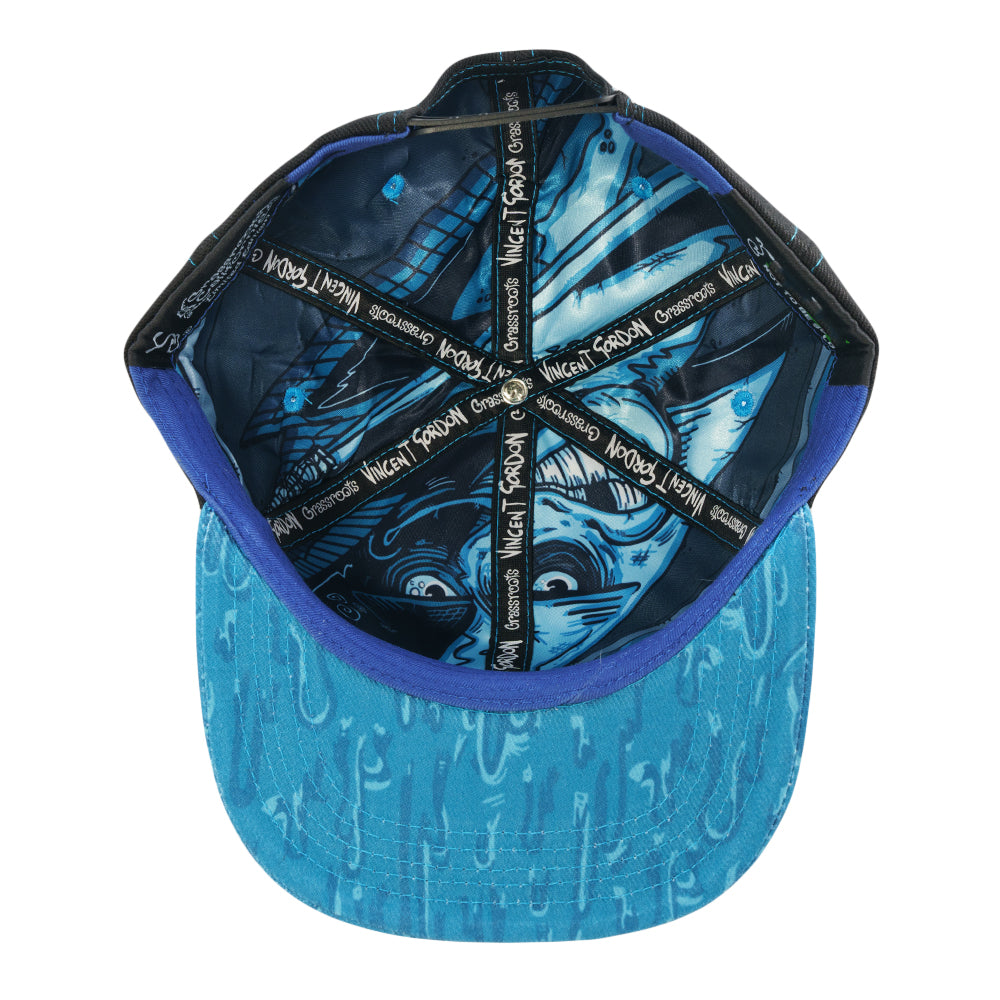 Vincent Gordon Ganja Bay Black Snapback Hat