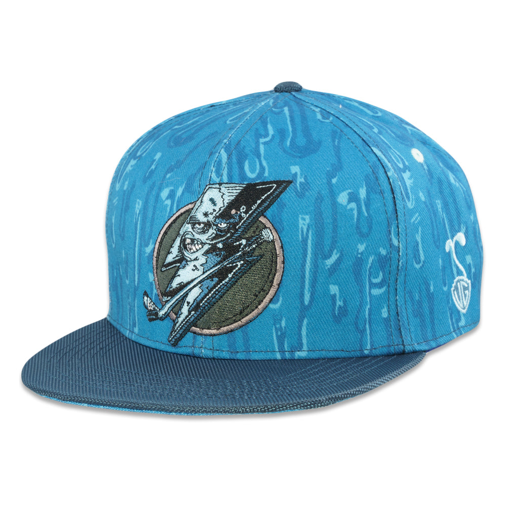 Vincent Gordon Ganja Bay Blue Fitted Hat -