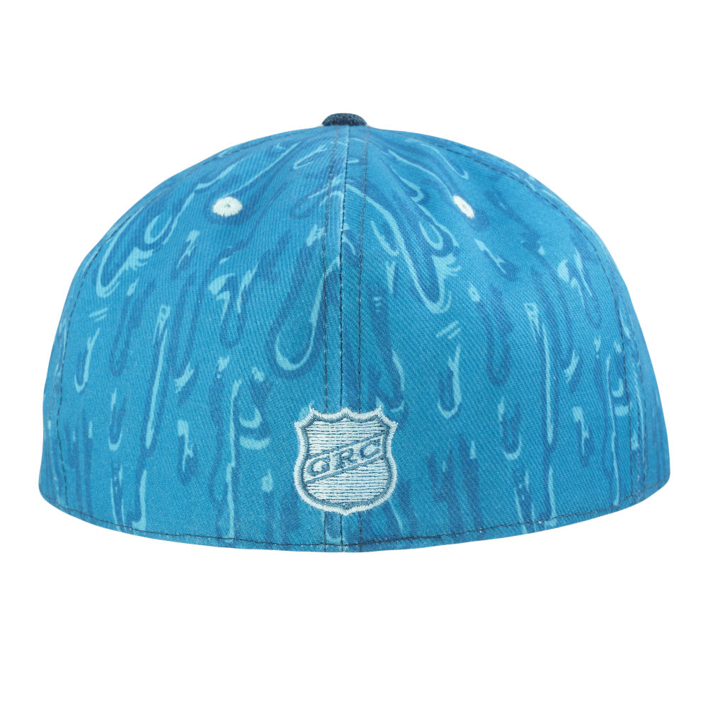 Vincent Gordon Ganja Bay Blue Fitted Hat -