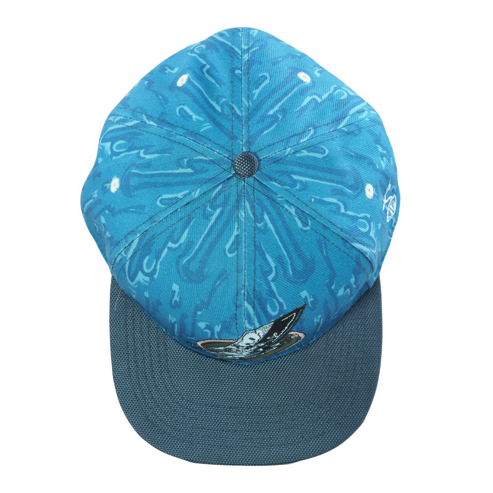 Vincent Gordon Ganja Bay Blue Fitted Hat -