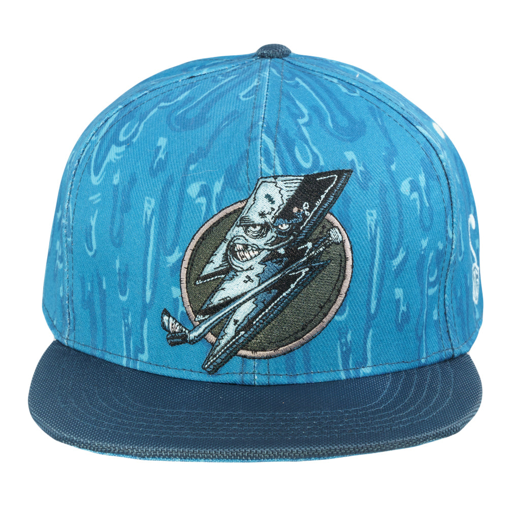Vincent Gordon Ganja Bay Blue Fitted Hat -