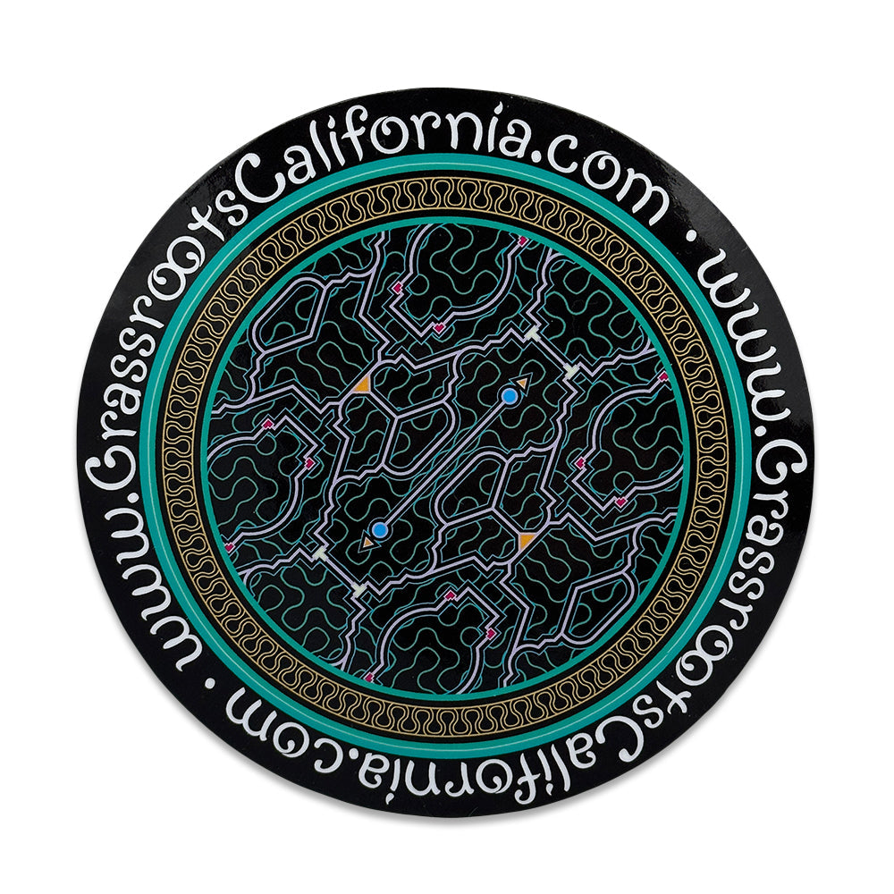 Shipibo Black Sticker