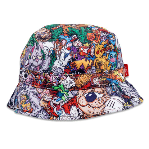 Vincent Gordon Cartoon Gumbo Reversible Bucket Hat