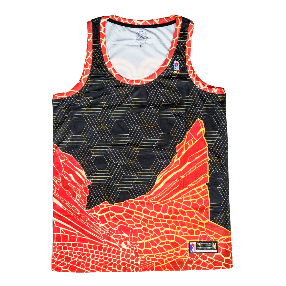 Red Rocks V4 Black Jersey