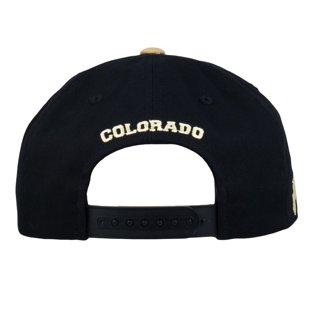 Puffaloes Script Precurved Snapback Hat