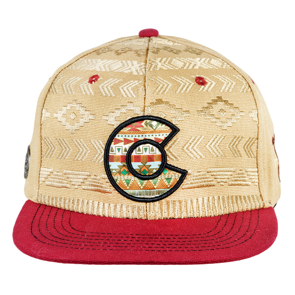 Mountain Division Cortez Tan Strapback Hat