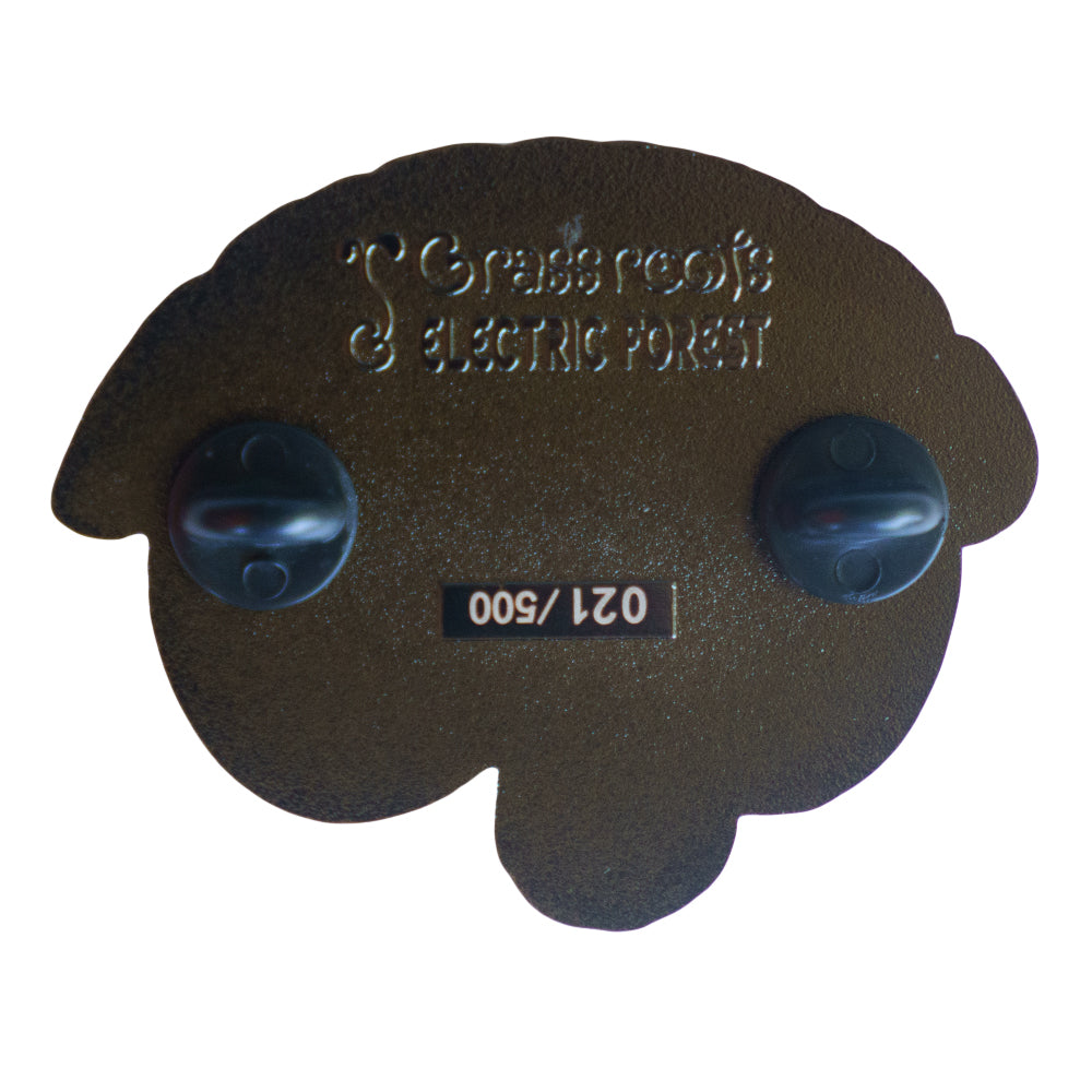 Electric Forest Gold Mammoth Pin