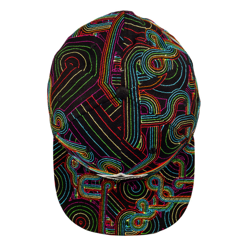 Pink Floyd DSOTM V2 Black Rainbow Fitted Hat