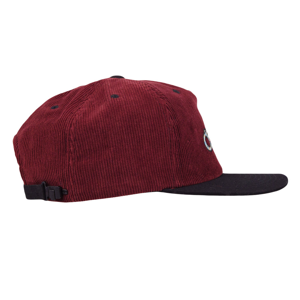 The Band Paisley Maroon Zipperback Hat