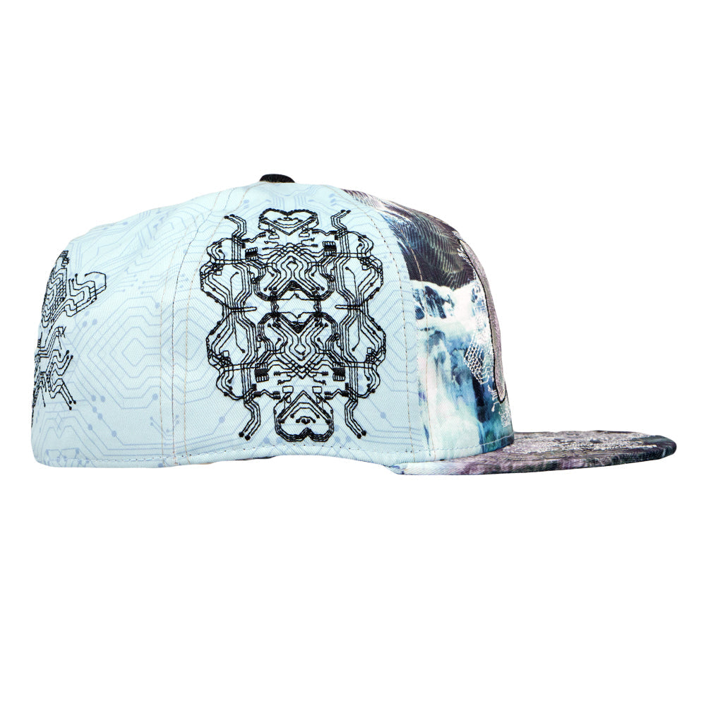 Digital Migration Green Fitted Hat