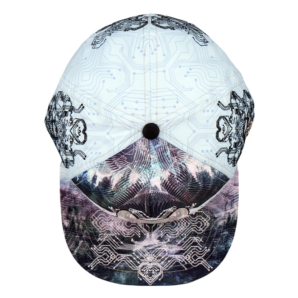 Digital Migration Green Fitted Hat