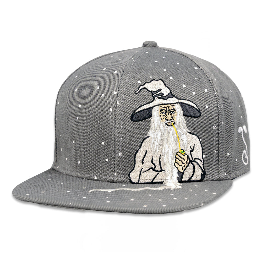 Toking Wizard Gray Fitted Hat