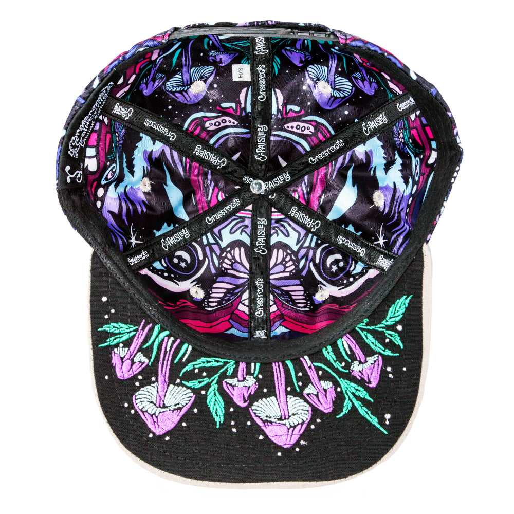 Ellie Paisley Bear Floral Snapback Hat
