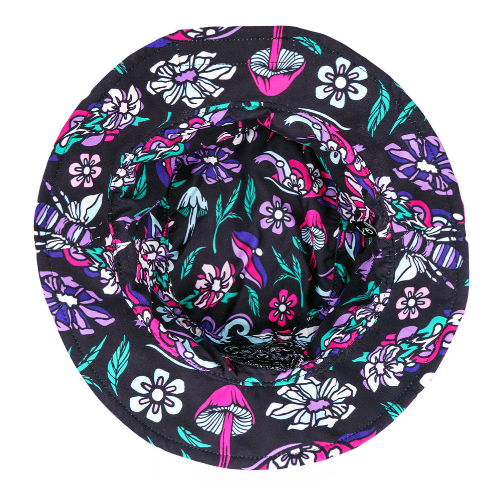 Ellie Paisley Bear Fur Reversible Bucket Hat