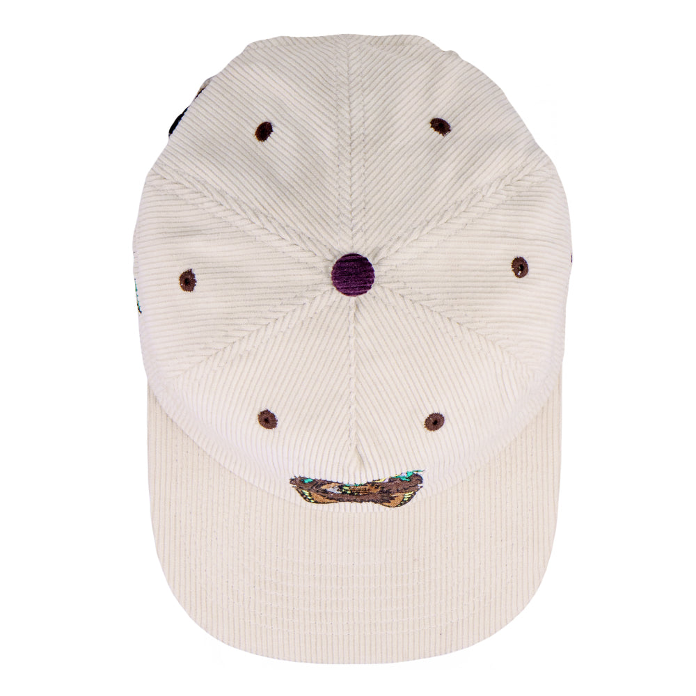Bigfoot Healer Tan Corduroy Unstructured Zipperback Hat