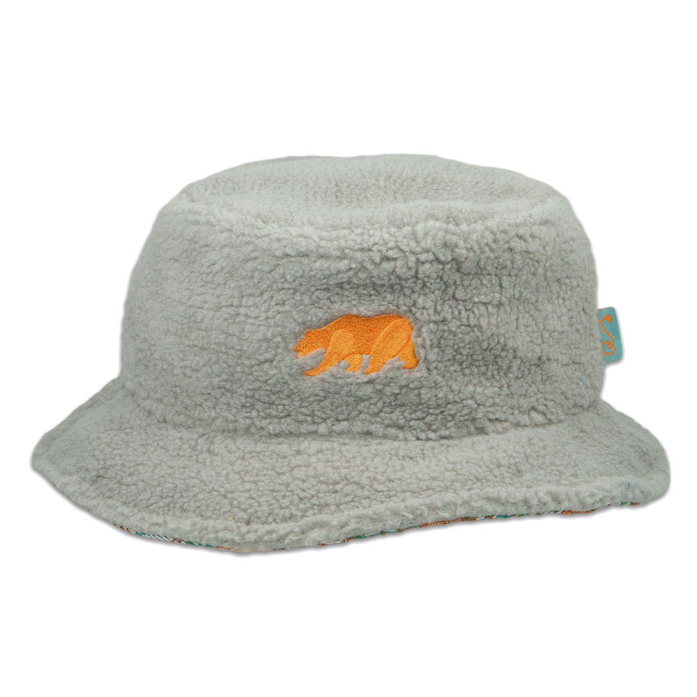 Bear Collection Floral Reversible Bucket Hat