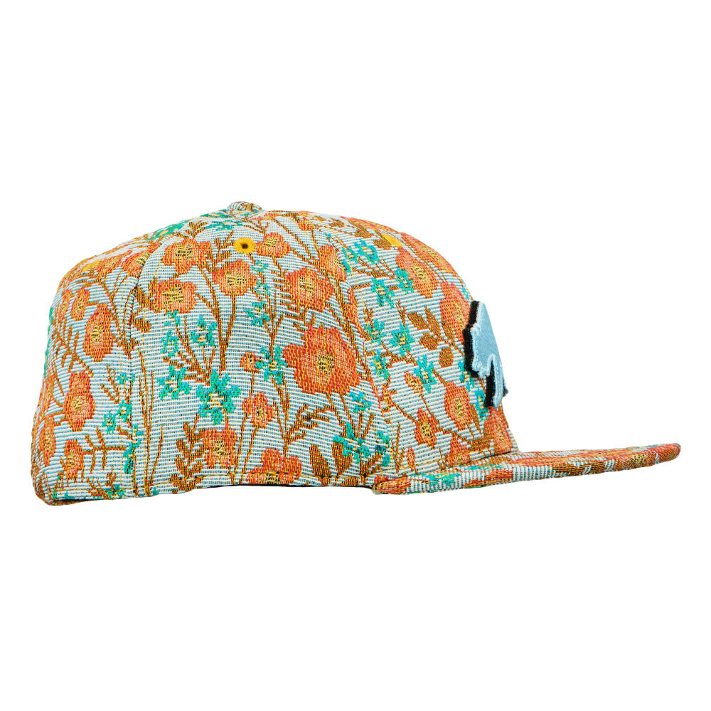 Removable Bear Floral Fitted Hat